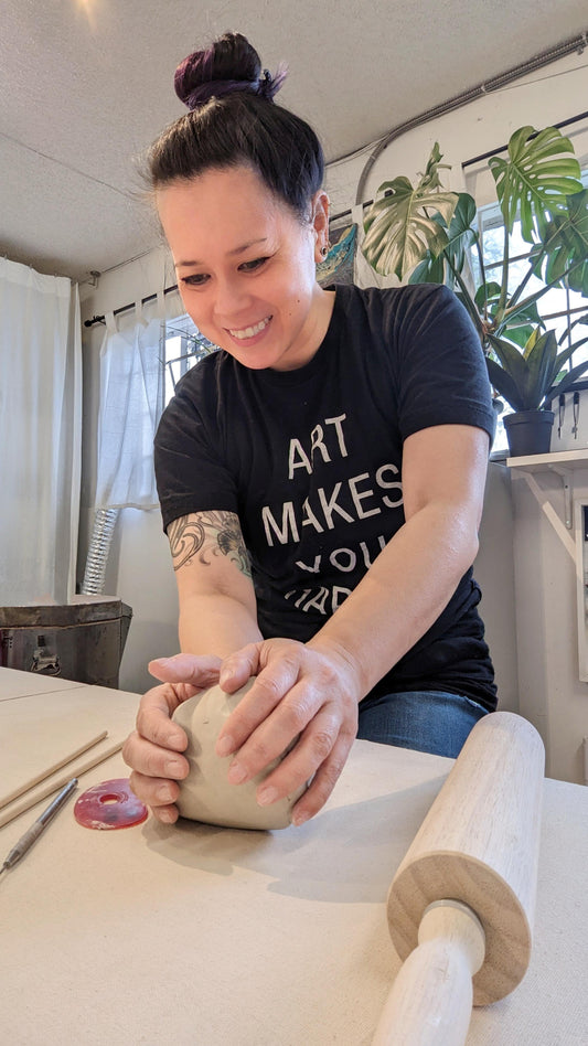 Pottery Drop-In Punch Card