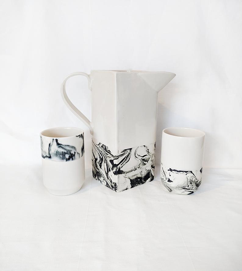 Metamorphic Marble Tumbler - Top