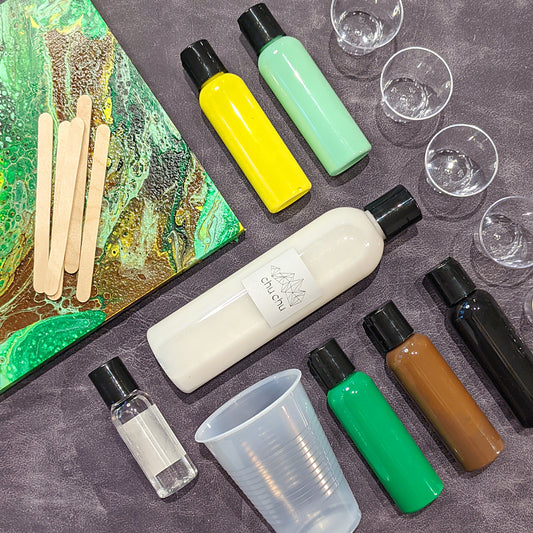 Fluid Pour Painting DIY Art Kit - Stanley Park
