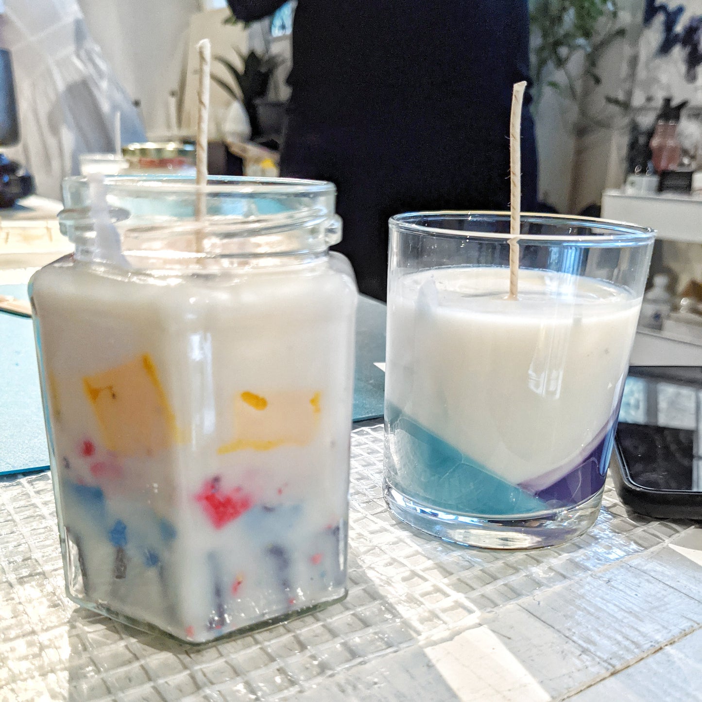 Terrazzo and Colour Block Soy Candle Class