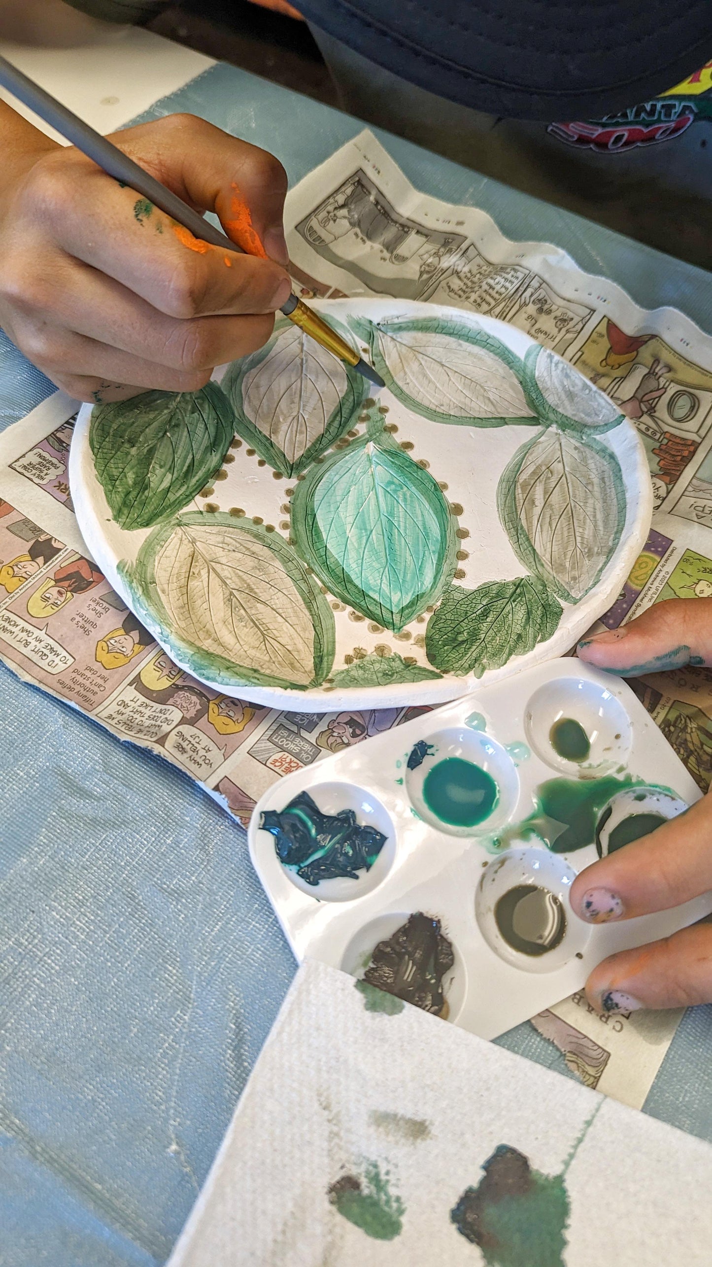 Kids Clay Pottery Class at Chu Chu!
