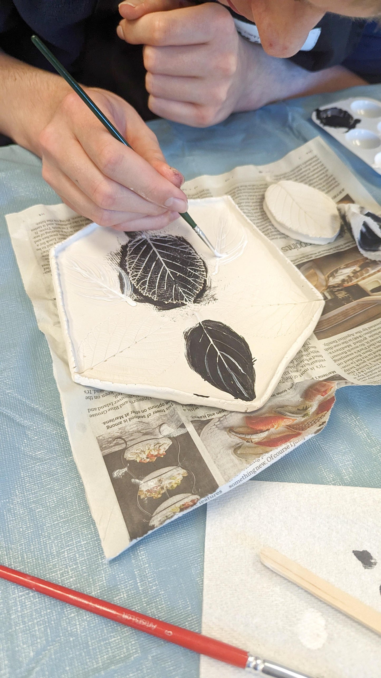 Kids Clay Pottery Class at Chu Chu!