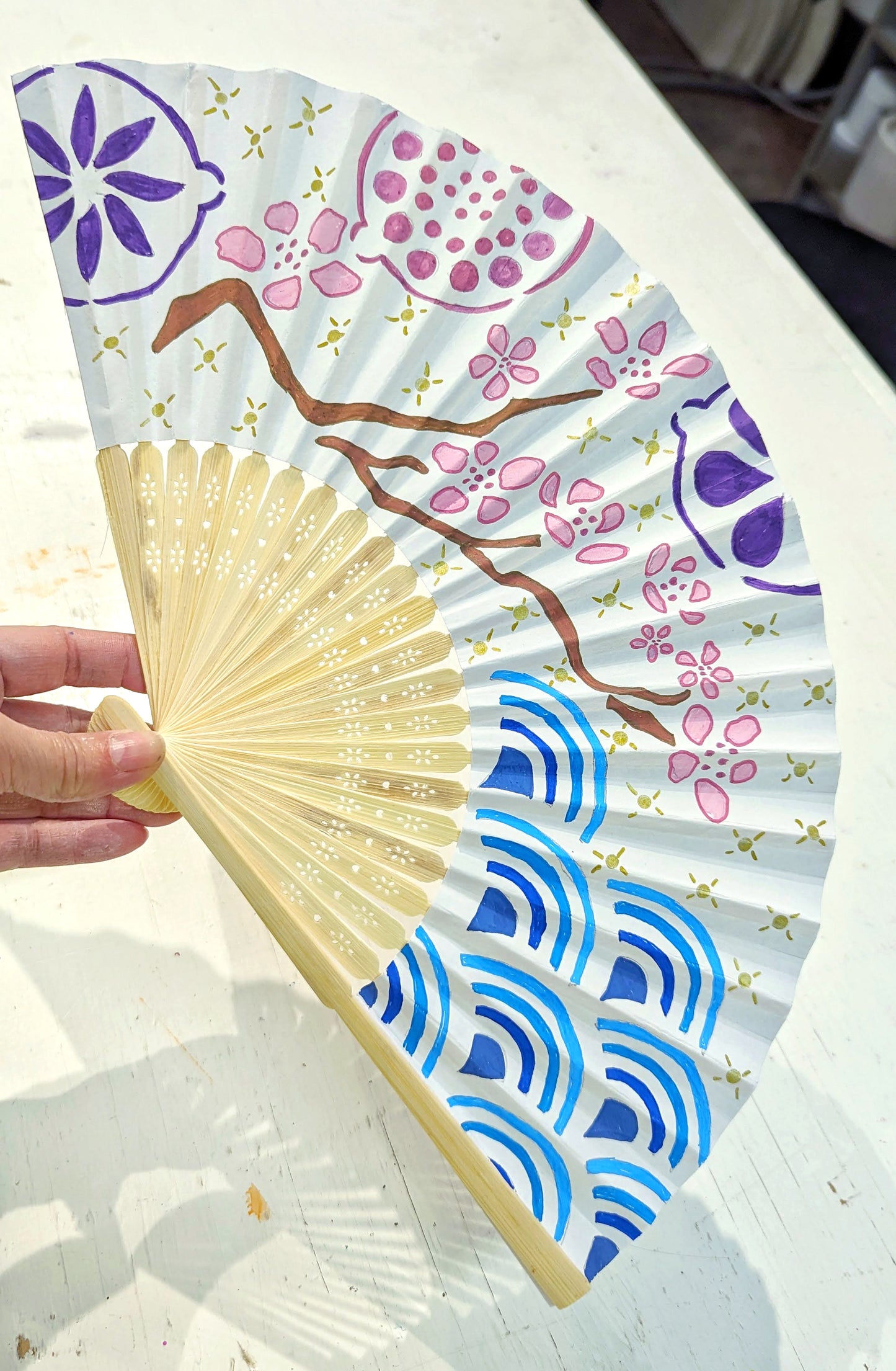 Spring Break!  Chinese Folding Fan Workshop