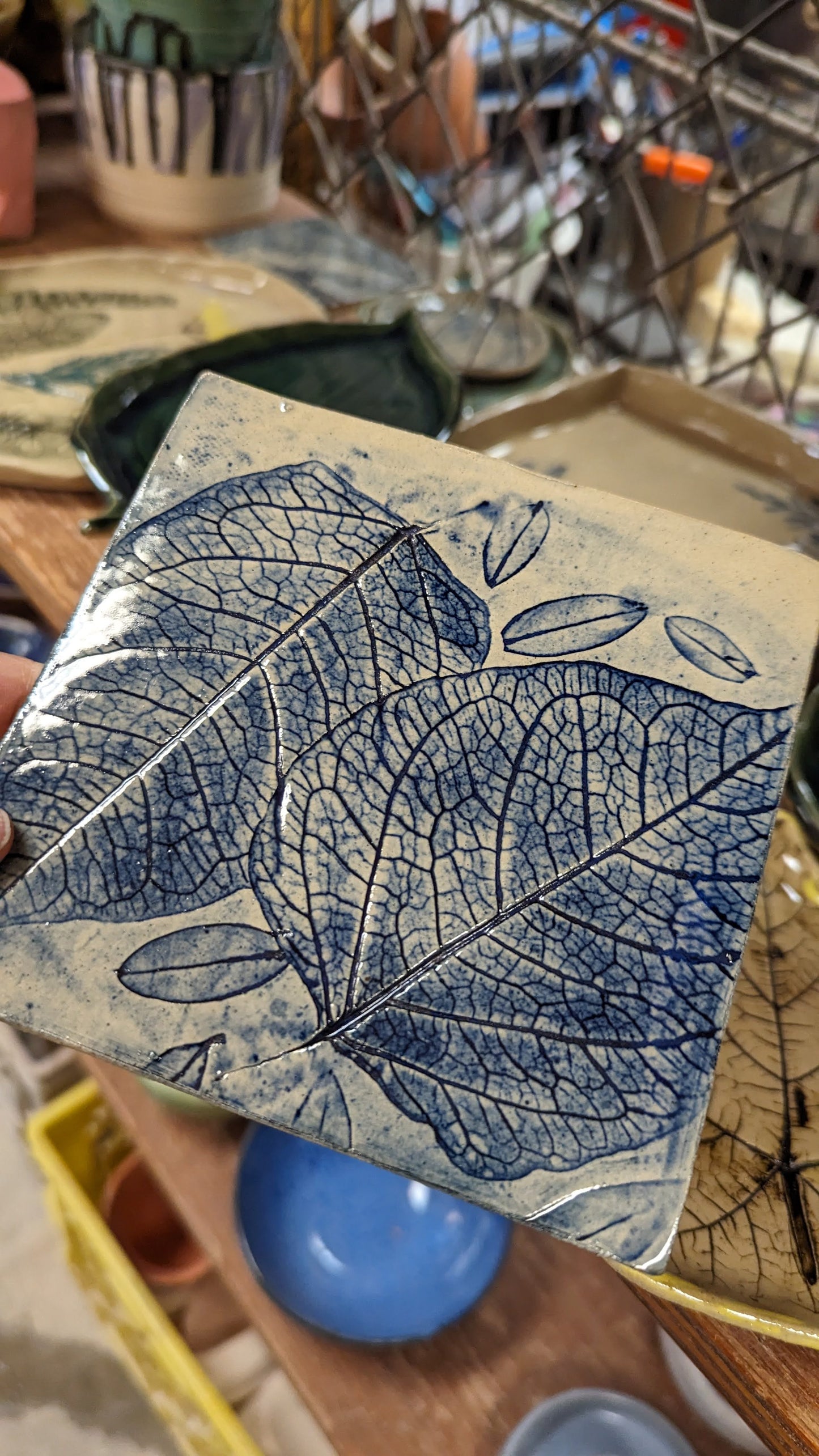 Botanical Imprint Pottery Tableware Class