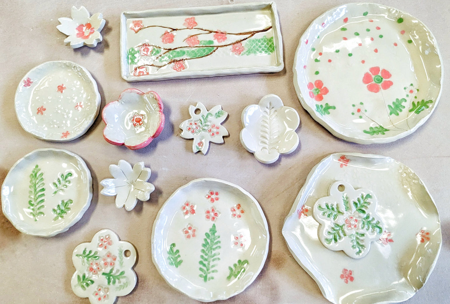 Cherry Blossom Pottery Tableware
