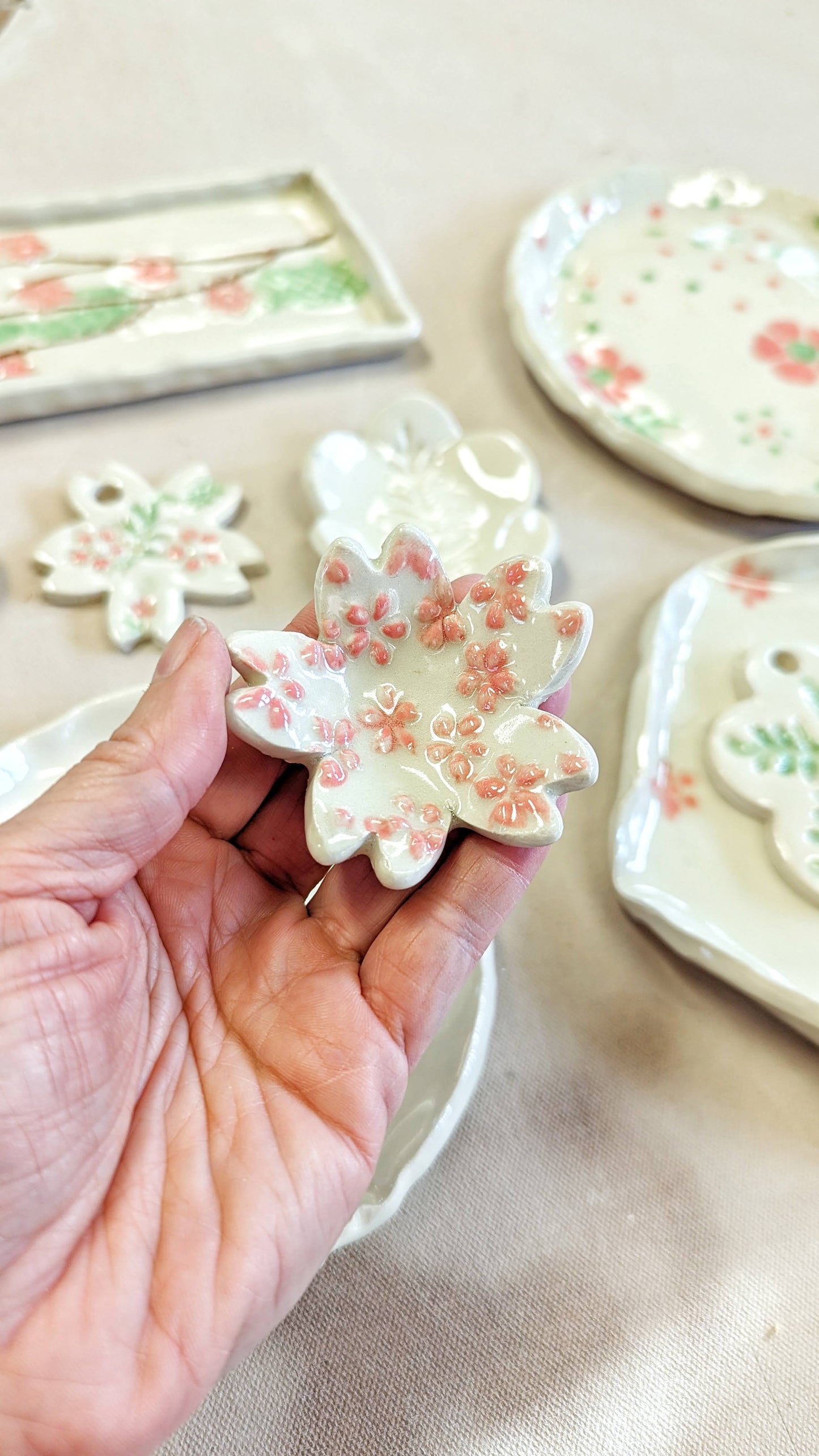 Cherry Blossom Pottery Tableware