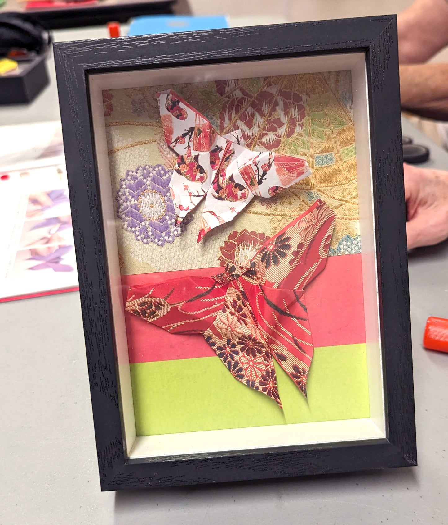 Butterfly Origami Shadowbox Framed Art | FINAL SALE