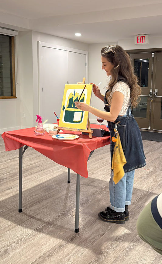 Tin O' Sardines Acrylic Painting Class with Leah