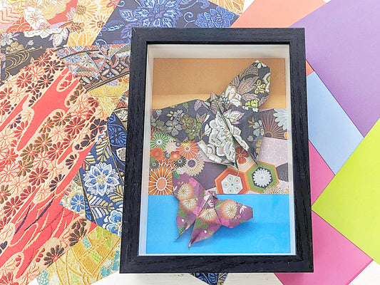 Butterfly Origami Shadowbox Framed Art | FINAL SALE