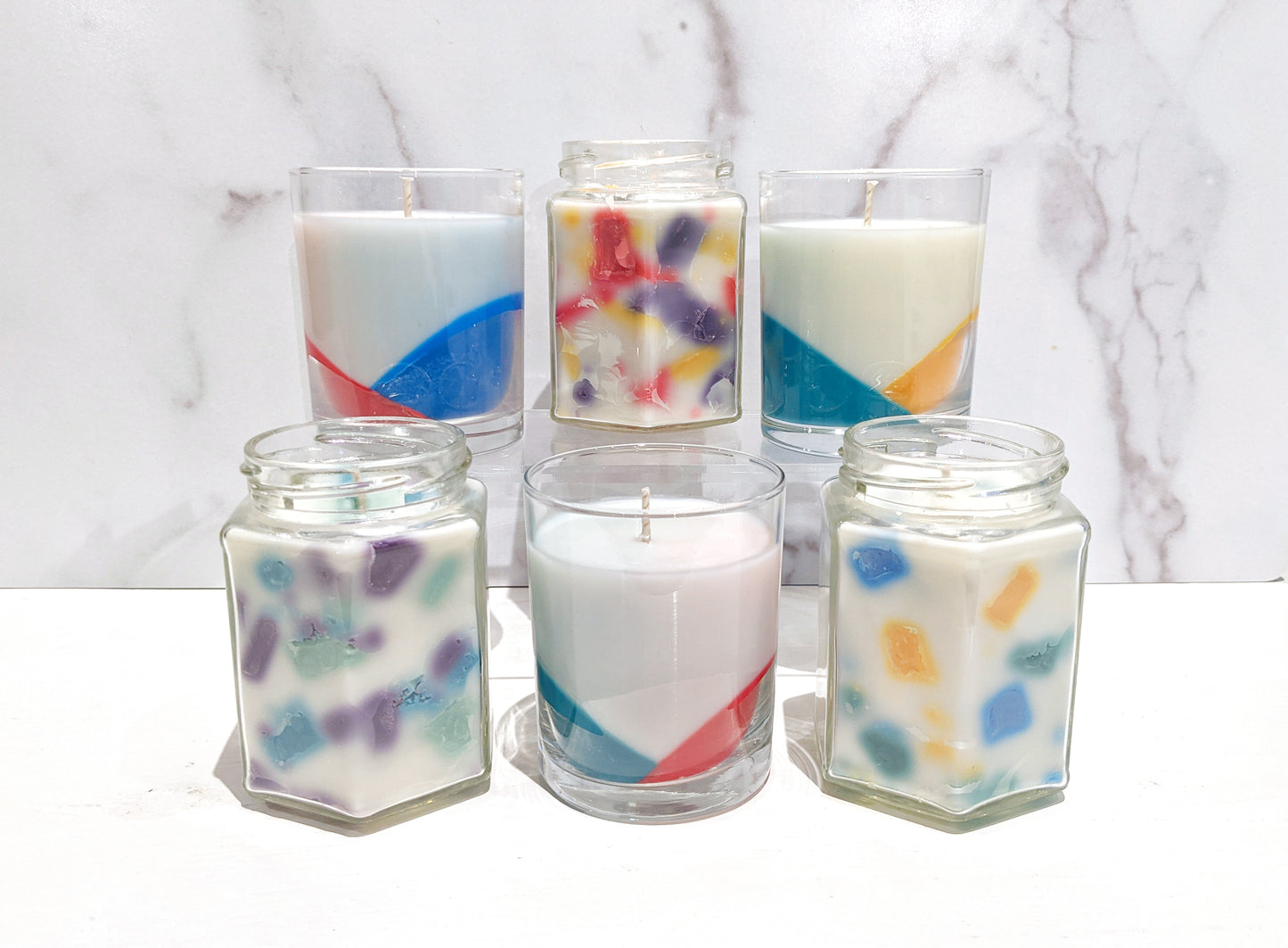 Terrazzo and Colour Block Soy Candle Class