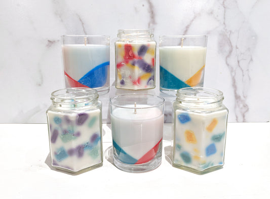 Terrazzo and Colour Block Soy Candle Class