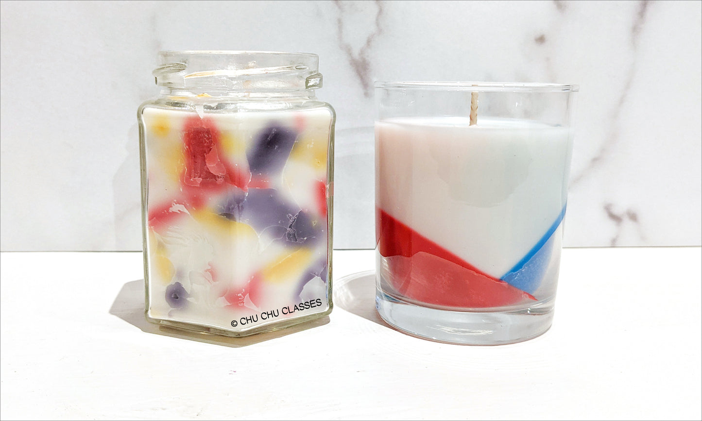 Terrazzo and Colour Block Soy Candle Class