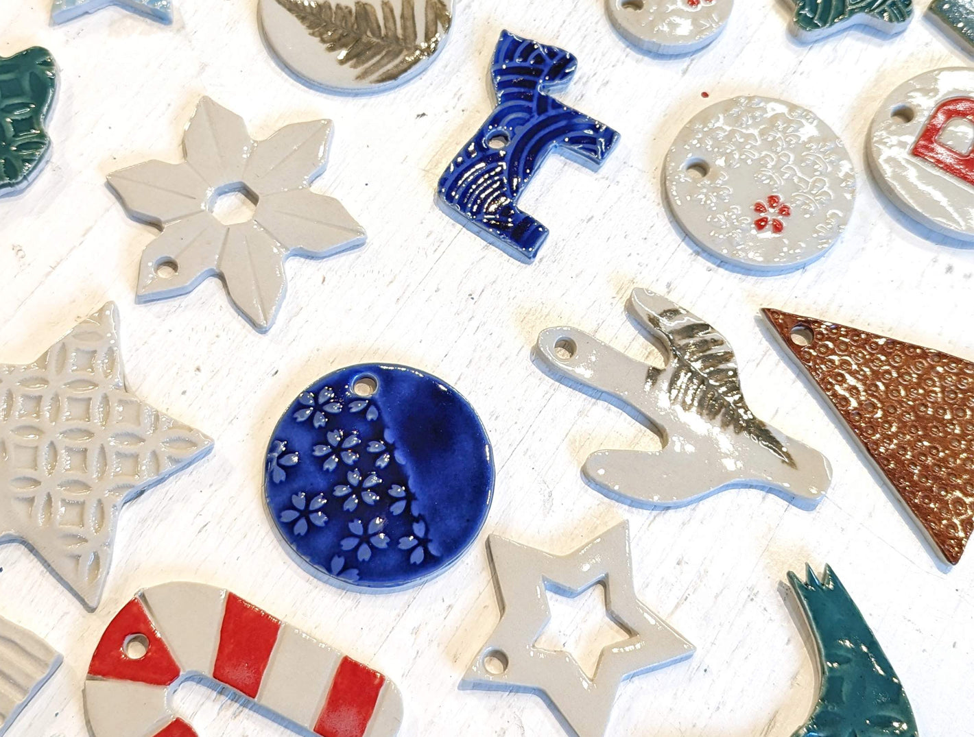 Holiday Christmas Ornaments Pottery Workshop