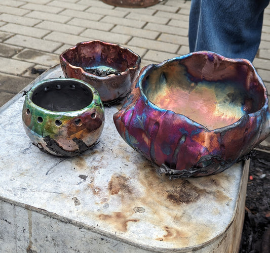 Raku Pottery Drop-In & Firing