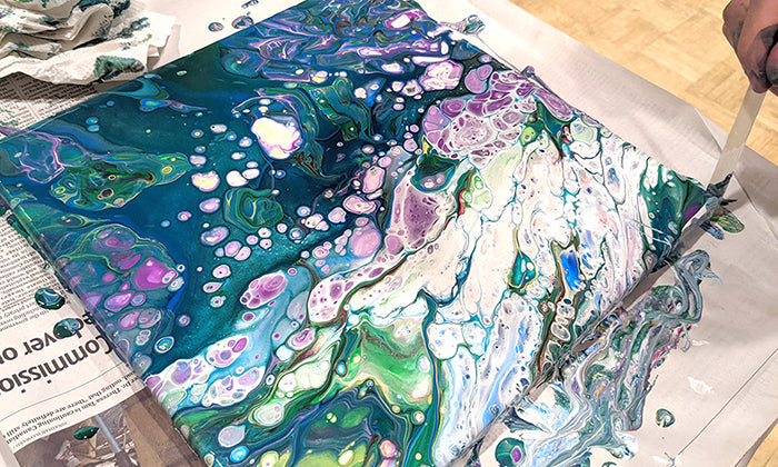 Intro to Fluid Pour Painting Class