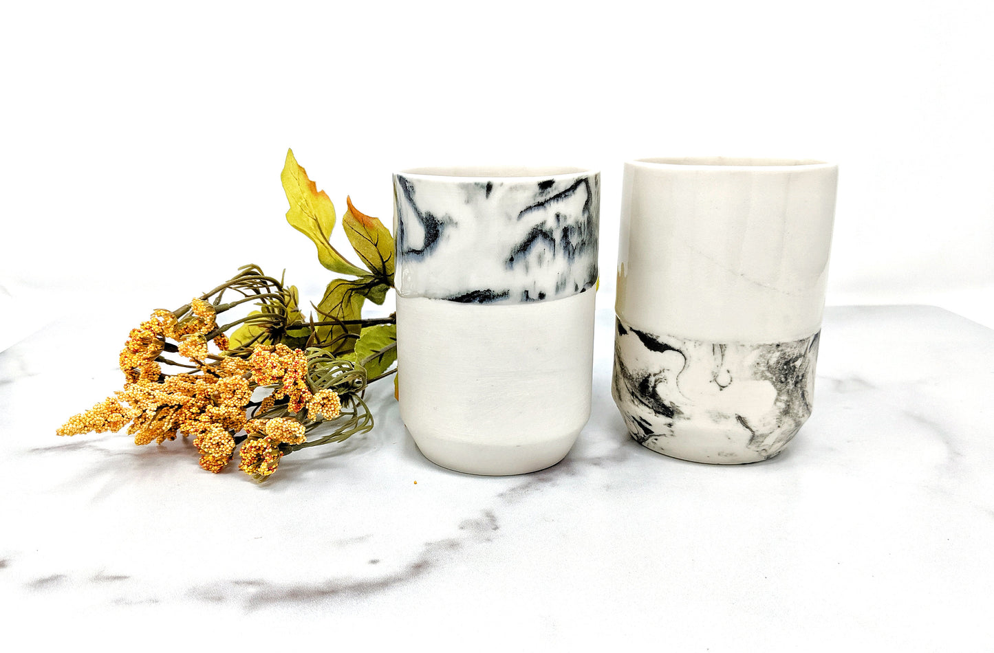 Metamorphic Marble Tumbler - Top