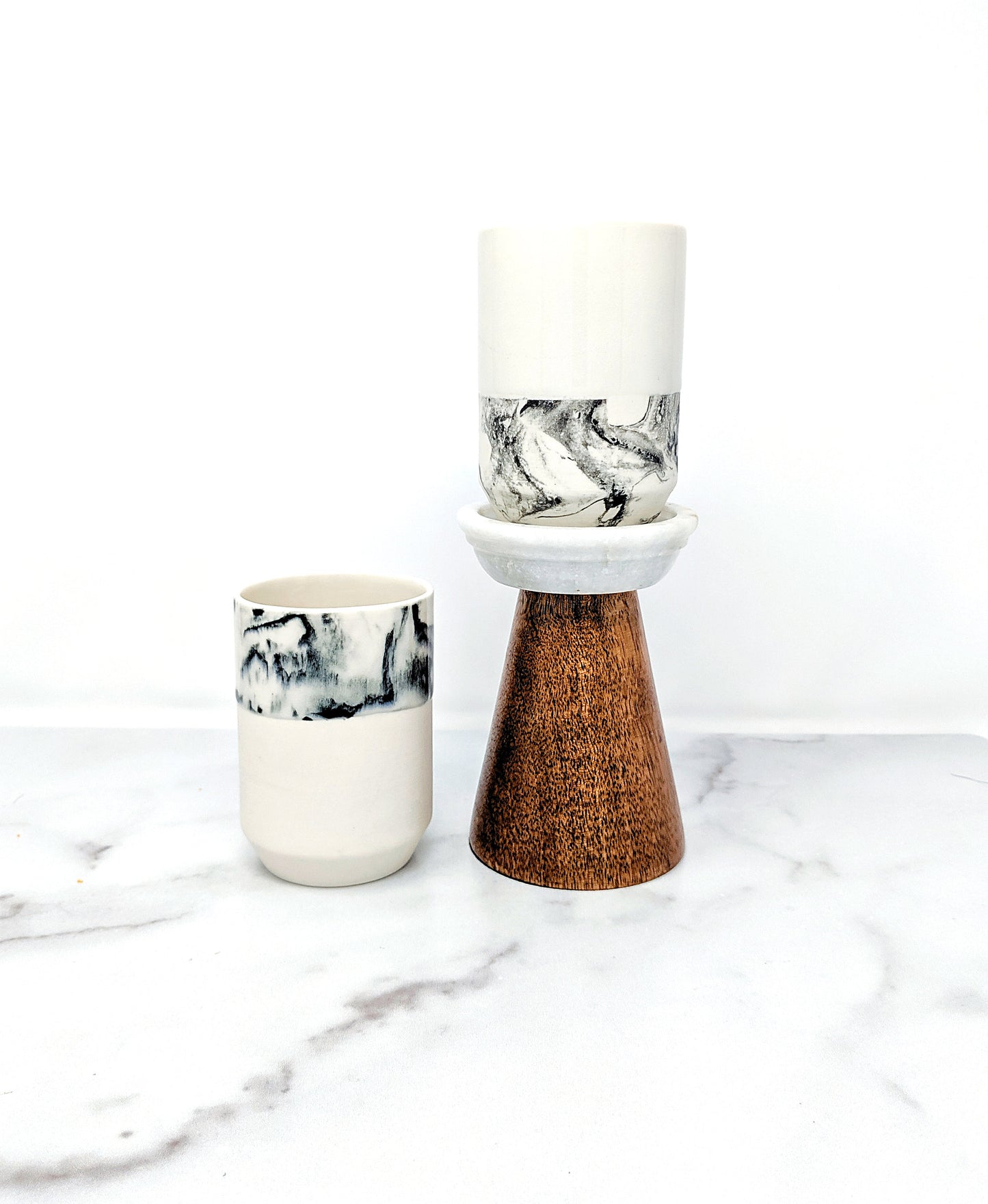 Metamorphic Marble Tumbler - Top