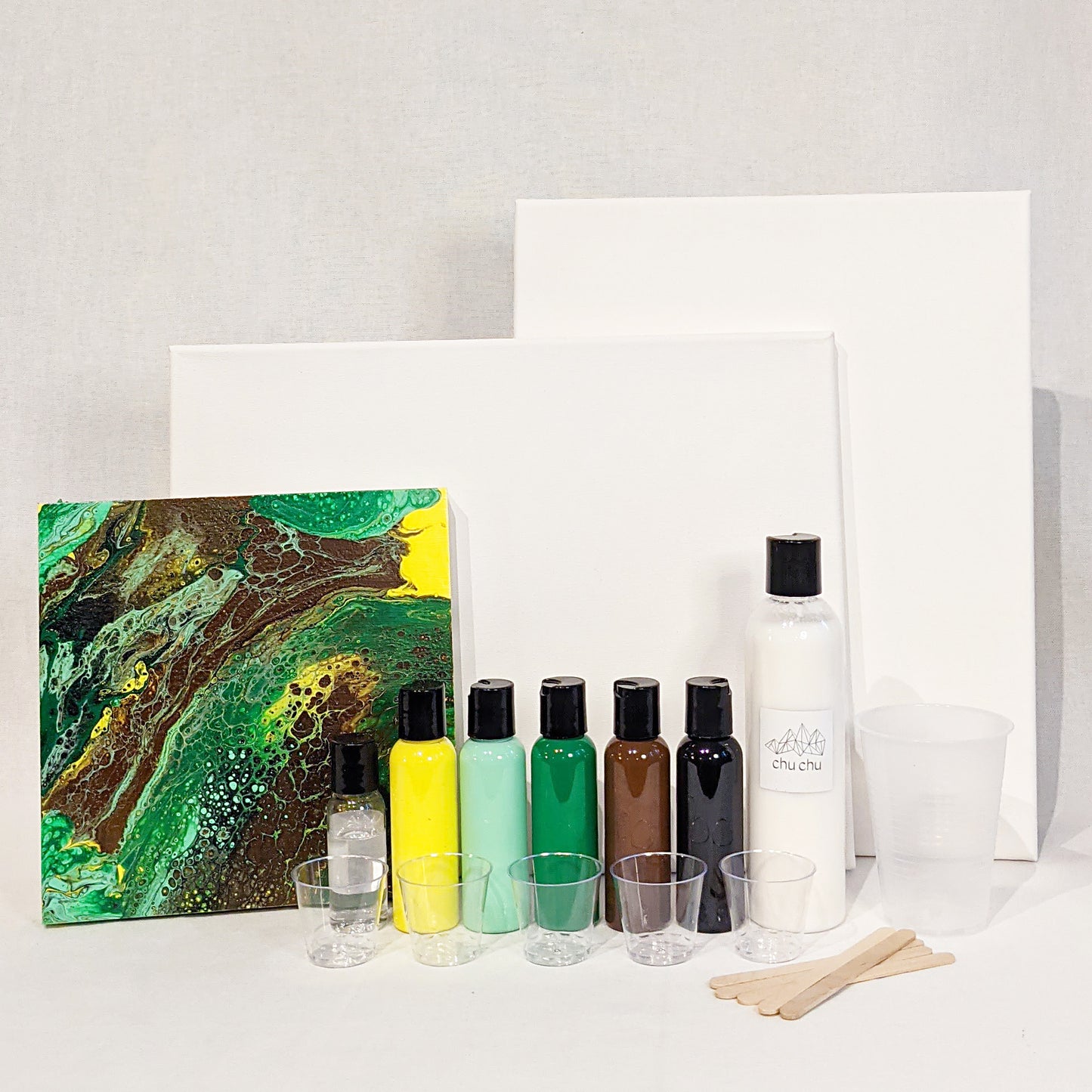 Fluid Pour Painting DIY Art Kit - Stanley Park